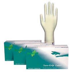Sure-Grip 10" Latex Exam Gloves